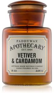 Paddywax Apothecary Vetiver & Cardamom candela profumata 226 g