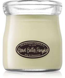 Milkhouse Candle Co. Creamery Brown Butter Pumpkin candela profumata Cream Jar 142 g