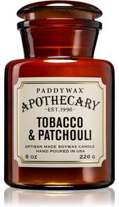 Paddywax Apothecary Tobacco & Patchouli candela profumata 226 g