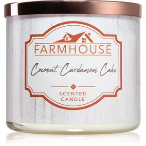 Kringle Candle Farmhouse Coconut Cardamom Cake candela profumata 411 g