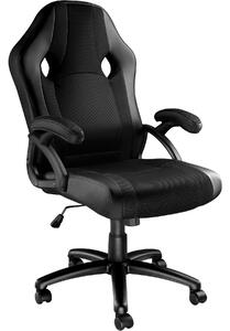 Tectake 403492 sedia da ufficio goodman - nero