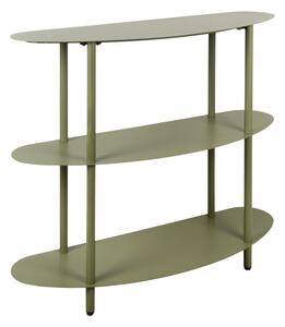 Scaffale verde in metallo 90x82x28 cm Riqueza – Leitmotiv