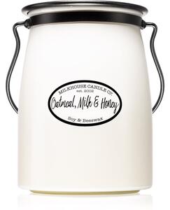 Milkhouse Candle Co. Creamery Oatmeal, Milk & Honey candela profumata Butter Jar 624 g