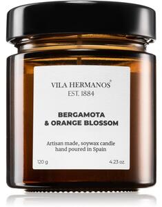 Vila Hermanos Apothecary Bergamot & Orange Blossom candela profumata 120 g