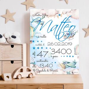 Omto 4 Fogli Carta Regalo Baby Shower E Compleanno - 50x76 Cm, Tema Bianco Neve