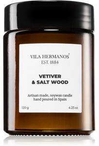 Vila Hermanos Apothecary Vetiver & Salt Wood candela profumata 120 g