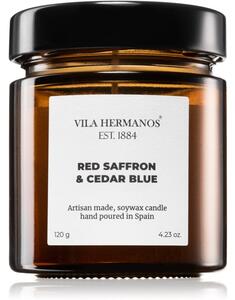 Vila Hermanos Apothecary Red Saffron & Cedar Blue candela profumata 120 g