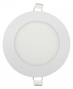 Pannello LED 6W - Rotondo - foro ø100mm - da Incasso Colore Bianco Caldo 2.700-3.200K