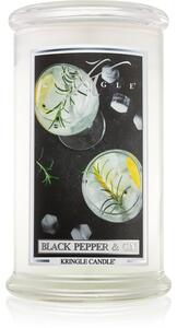 Kringle Candle Black Pepper & Gin candela profumata 624 g