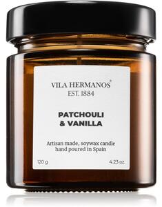 Vila Hermanos Apothecary Patchouli & Vanilla candela profumata 120 g