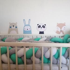 Animaletti - adesivi in tessuto per la camera dei bambini