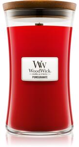 Woodwick Pomegranate candela profumata con stoppino in legno 609,5 g