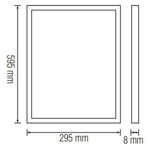 Pannello LED da Incasso 30x60 24W Colore Bianco Naturale 4.000K