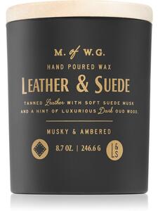 Makers of Wax Goods Leather & Suede candela profumata 246,6 g