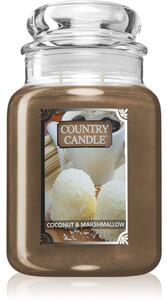Country Candle Coconut & Marshmallow candela profumata 680 g