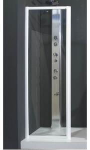 Box doccia a parete fissa 72,5/76 cm vetro stampato 3 mm Decor Profil Carlotta F75STC - Decor Profil