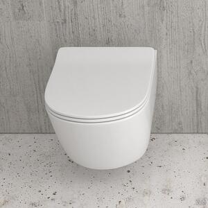 WC sospeso senza brida designo moderno Klea-S - KAMALU