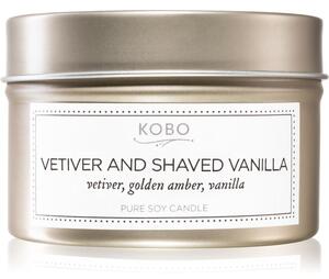 KOBO Coterie Vetiver and Shaved Vanilla candela profumata in lattina 113 g