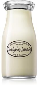Milkhouse Candle Co. Creamery Eucalyptus Lavender candela profumata Milkbottle 227 g