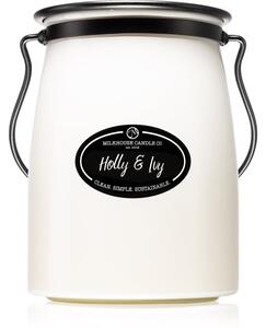Milkhouse Candle Co. Creamery Holly & Ivy candela profumata 624 g