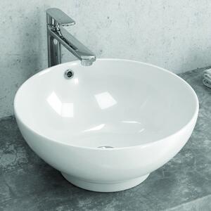 Lavabo bagno bacinella 40cm in ceramica Litos-340 - KAMALU