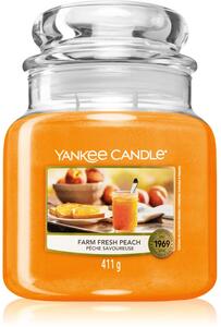 Yankee Candle Farm Fresh Peach candela profumata 411 g