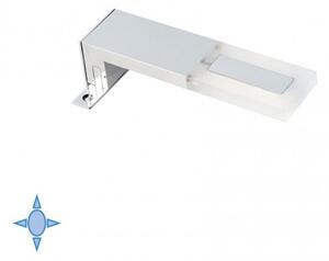 Applique LED 40 cm IP44 per specchio da bagno luce bianca fredda in alluminio e plastica cromato - Emuca