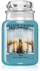 Village Candle Rain candela profumata (Glass Lid) 602 g