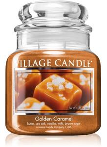 Village Candle Golden Caramel candela profumata (Glass Lid) 389 g