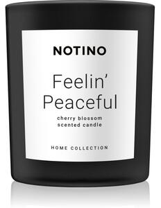 Notino Home Collection Feelin' Peaceful (Cherry Blossom Scented Candle) candela profumata 220 g