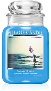 Village Candle Summer Breeze candela profumata (Glass Lid) 602 g
