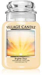 Village Candle Brighter Days candela profumata (Glass Lid) 602 g