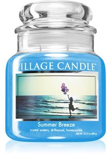 Village Candle Summer Breeze candela profumata (Glass Lid) 389 g