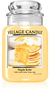 Village Candle Maple Butter candela profumata (Glass Lid) 602 g