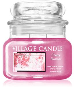 Village Candle Cherry Blossom candela profumata (Glass Lid) 262 g