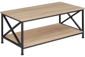 Tectake® Couchtisch Pittsburgh 100 x 55 x 45,5 cm