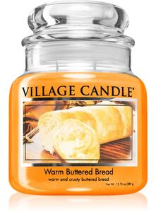 Village Candle Warm Buttered Bread candela profumata (Glass Lid) 389 g