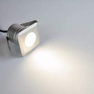 Faretto LED 3W IP68 CREE, Quadrato - Professional Colore Bianco Naturale 4.000K