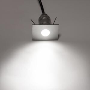 Faretto LED Mini 1W IP67, Rettangolare - Professional Colore Bianco Naturale 4.000K
