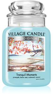 Village Candle Tranquil Moments candela profumata (Glass Lid) 602 g