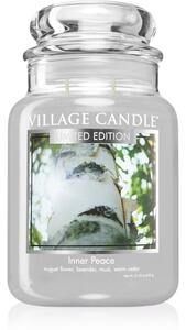 Village Candle Inner Peace candela profumata (Glass Lid) 602 g