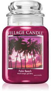 Village Candle Palm Beach candela profumata (Glass Lid) 602 g