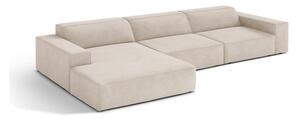 Divano angolare beige (con penisola a sinistra/con chaise lounge) Jodie – Micadoni
