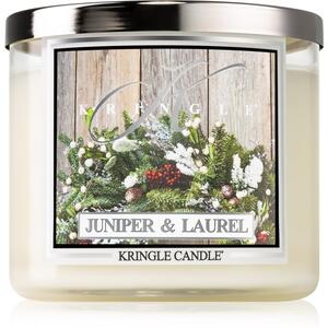 Kringle Candle Juniper & Laurel candela profumata I 411 g