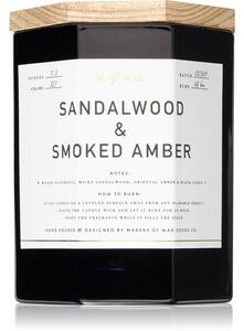 Makers of Wax Goods Sandalwood & Smoked Amber candela profumata 321 g