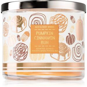 Bath & Body Works Pumpkin Cinnamon Bun candela profumata 411 g
