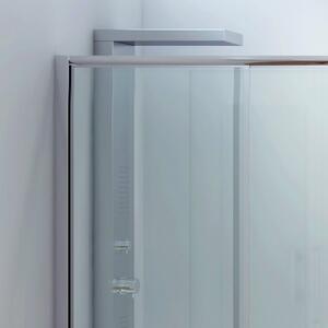 Box doccia per vasca 180-190cm cristallo trasparente apertura scorrevole P2000 - KAMALU