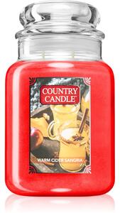 Country Candle Warm Cider Sangria candela profumata 680 g