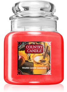 Country Candle Warm Cider Sangria candela profumata 453 g