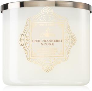 Bath & Body Works Iced Cranberry Scone candela profumata 411 g
